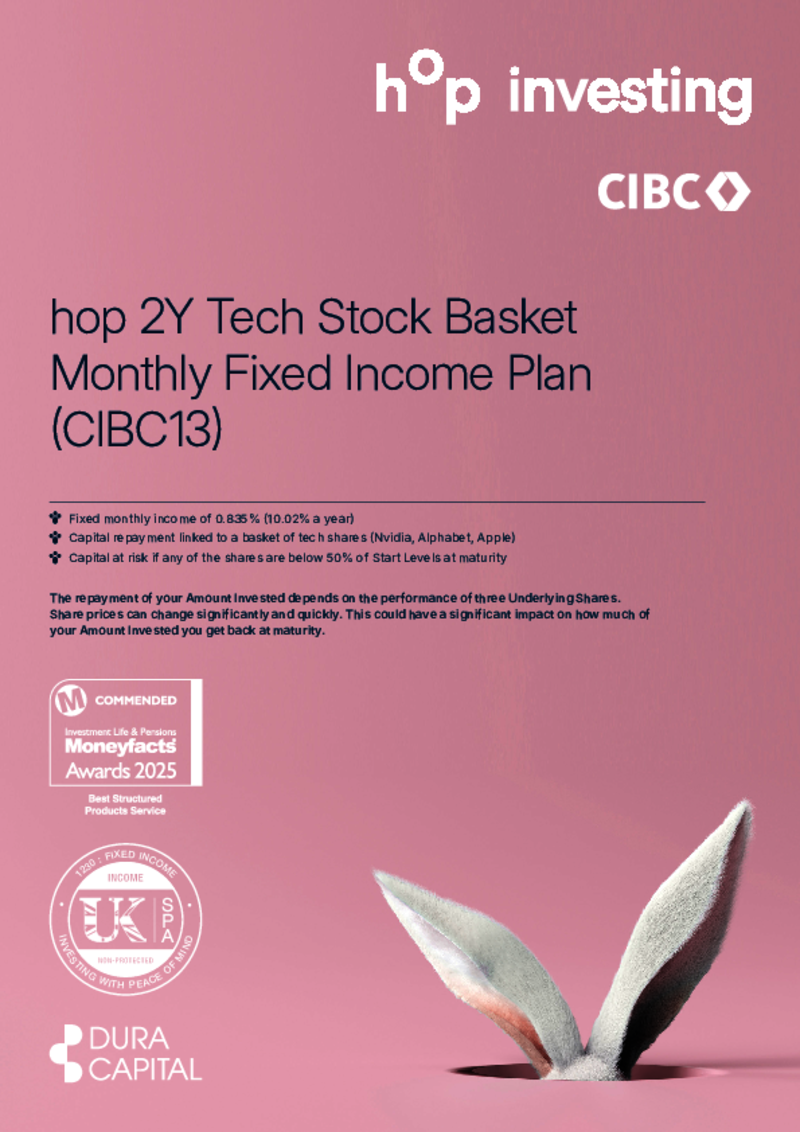 hop 2Y Tech Stock Basket Monthly Fixed Income Plan (CIBC13)