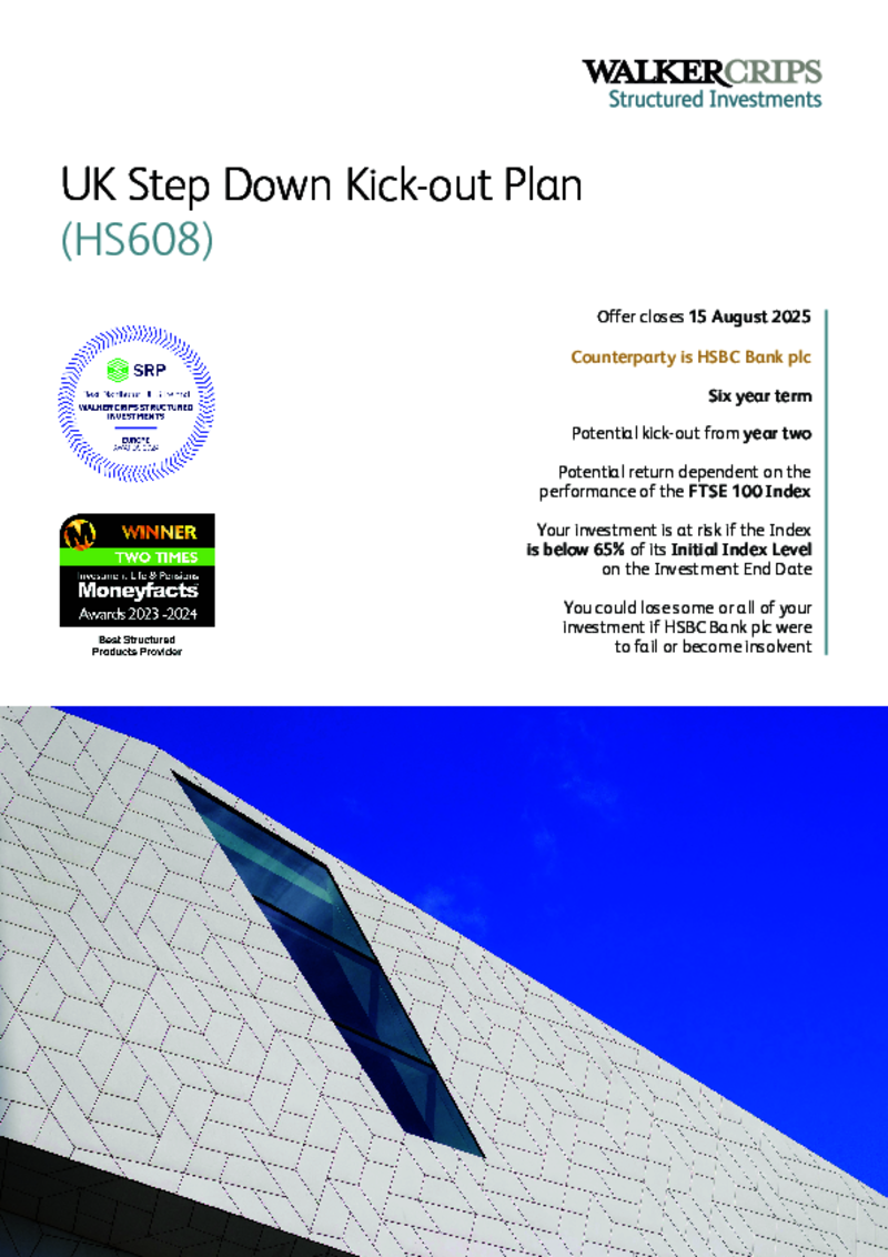 Walker Crips UK Step Down Kick-out Plan (HS600)