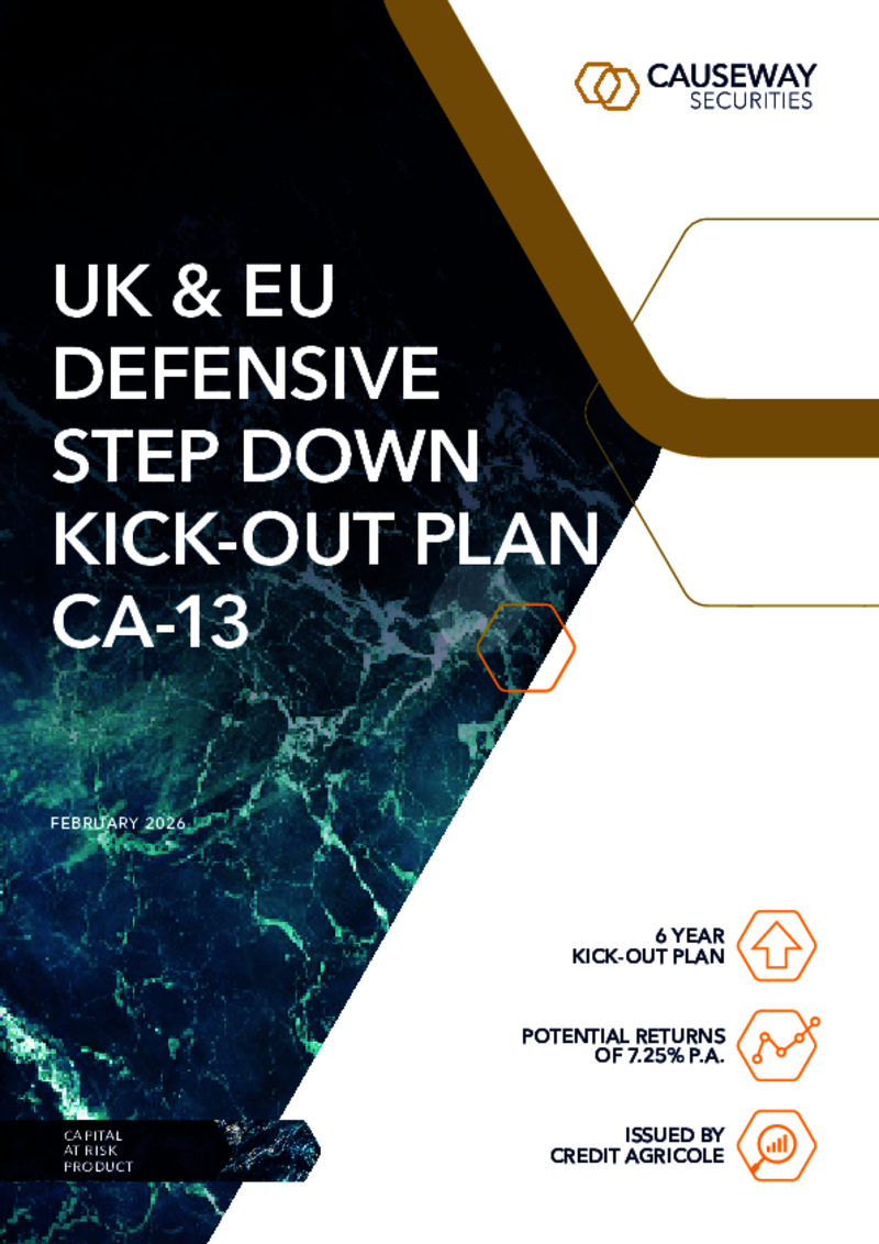 Causeway Securities UK & EU Defensive Step Down Kick-Out Plan CA-13