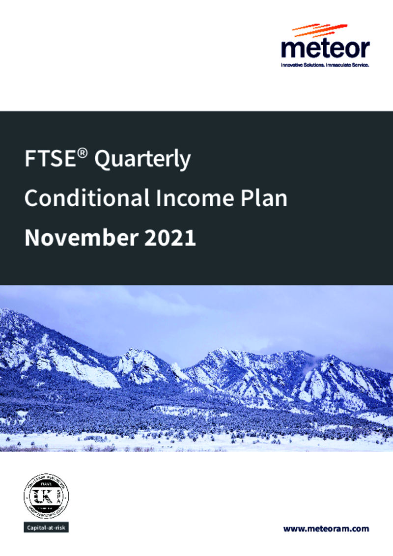 Meteor FTSE Quarterly Contingent Income Plan November 2021
