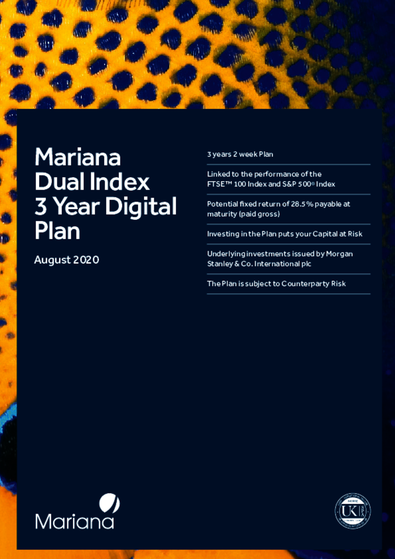 Mariana Dual Index 3 Year Digital Plan - August 2020
