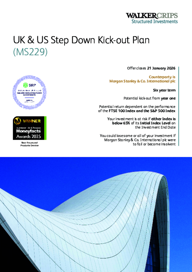 Walker Crips UK & US Step Down Kick-out Plan (MS229)