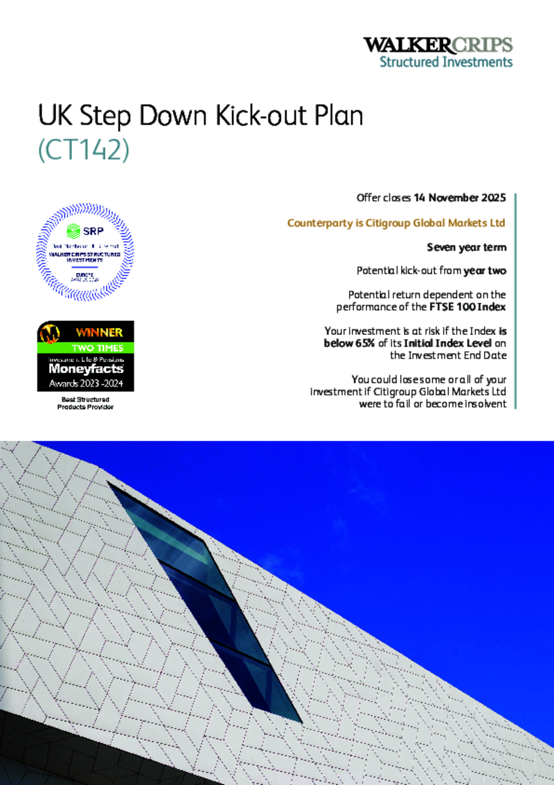 Walker Crips UK Step Down Kick-out Plan (HS629)