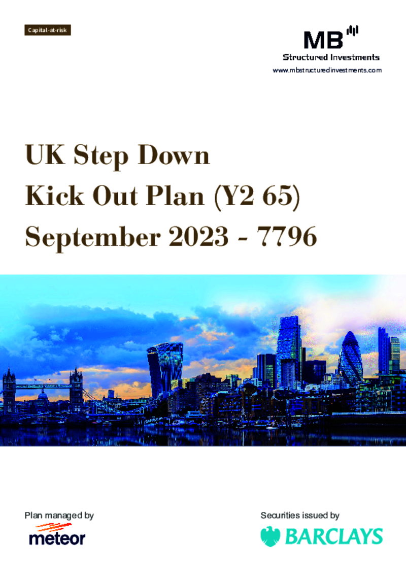 MB Structured Investments UK Step Down Kick Out Plan (Y2 65) September 2023 – 7796