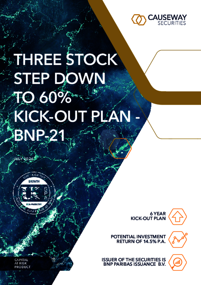 Causeway Securities Three Stock Step Down to 60% Kick-Out Plan BNP-21 - July 2026