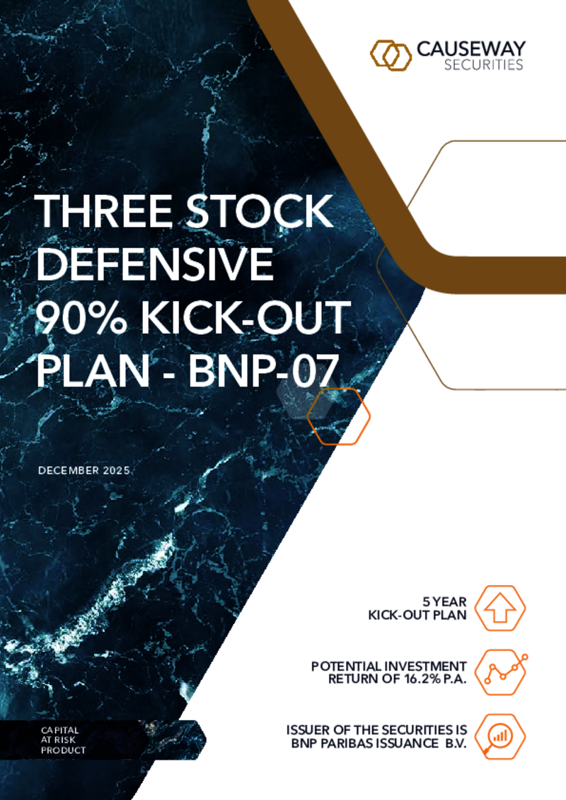 Causeway Securities Three Stock Defensive 90% Kick Out Plan - December 2025 (BNP-07)