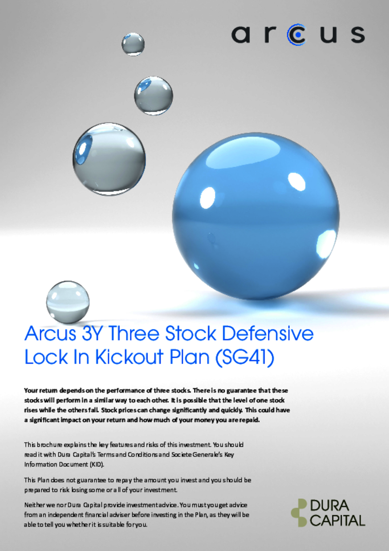 Arcus 3Y Three Stock Defensive Lock In Kickout Plan (SG41)