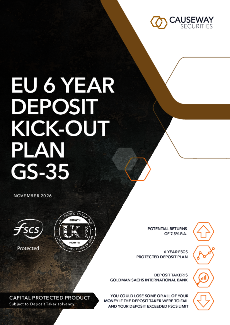 Causeway Securities EU 6 Year Deposit Kick-Out Plan GS-35 November 2026