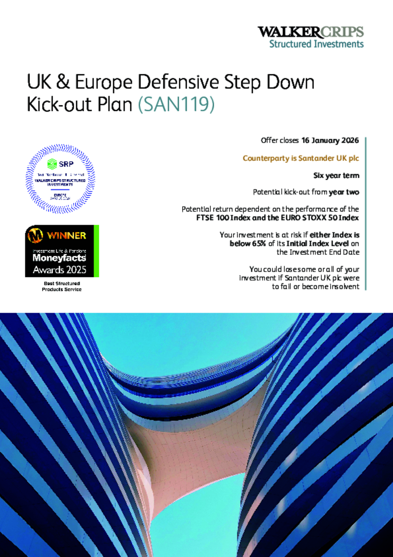 Walker Crips UK & Europe Defensive Step Down Kick-out Plan (SAN119)