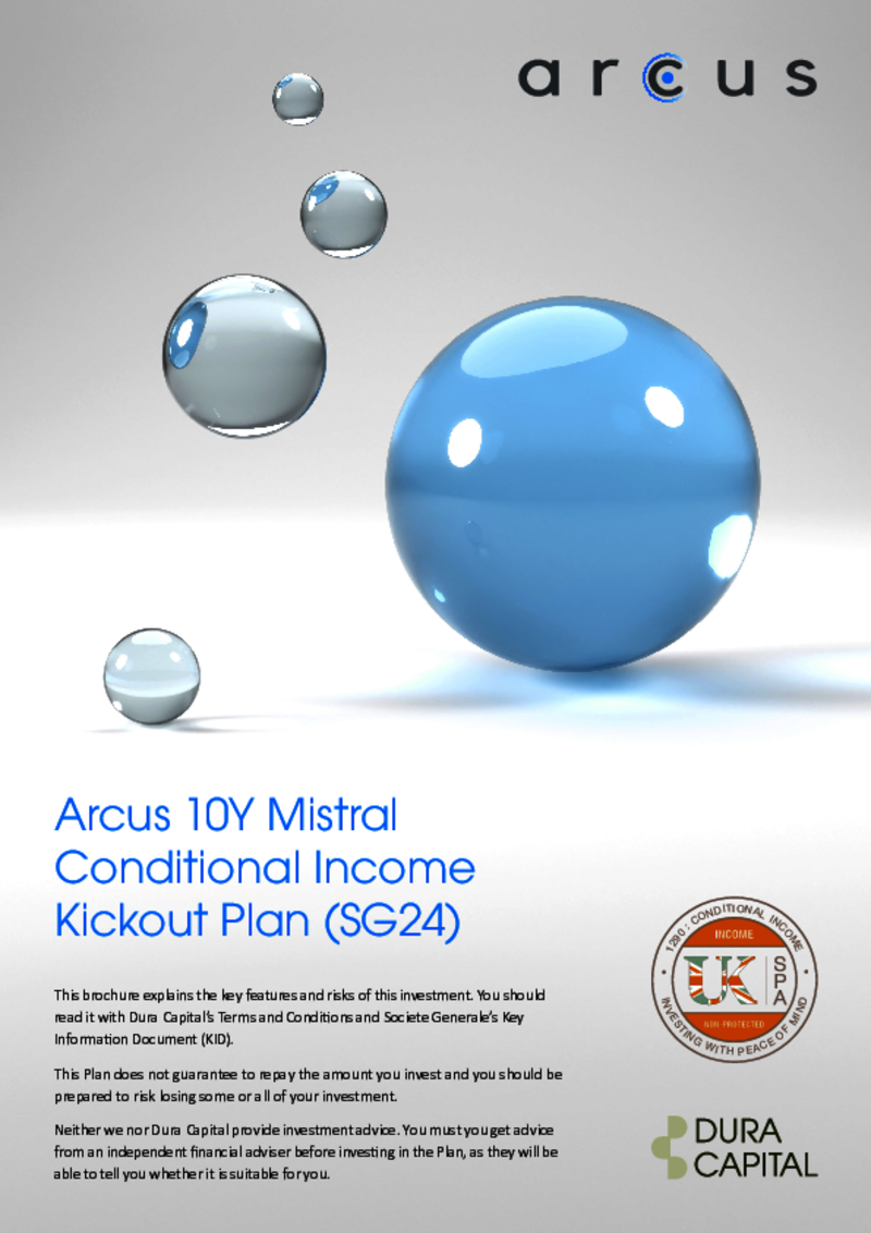 Arcus 10Y Mistral Conditional Income Kickout Plan (SG24)