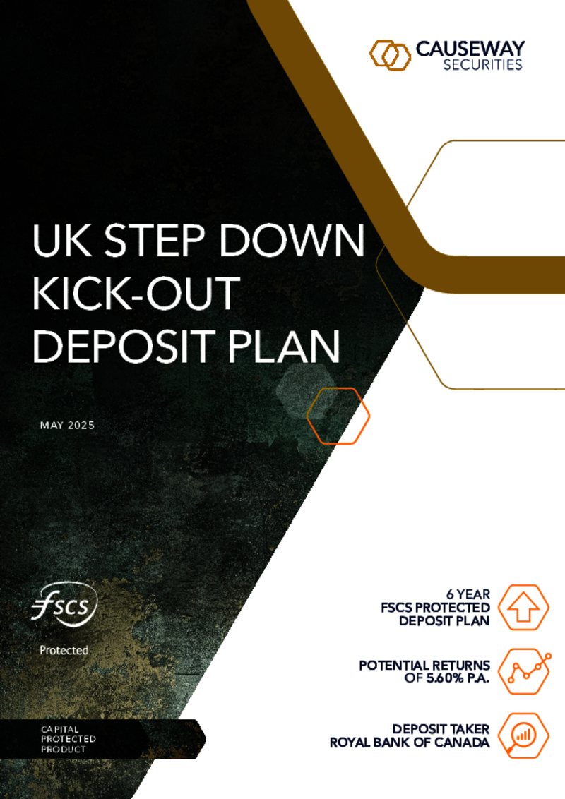 Causeway Securities UK Step Down Kick-Out  Deposit Plan - April 2025