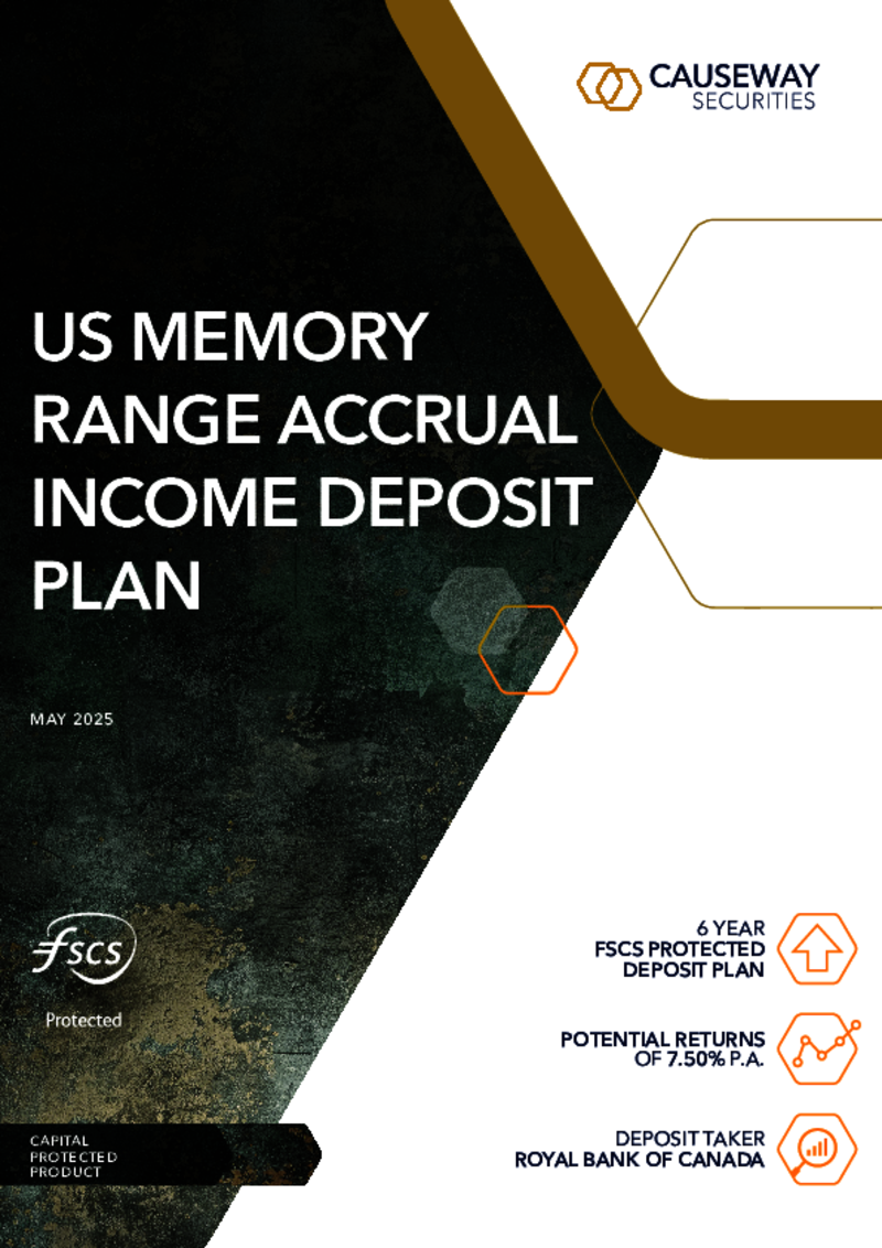 Causeway Securities US Memory Range Accrual Income Deposit Plan - April 2025
