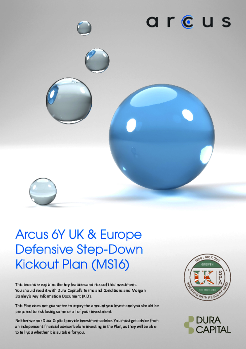 Arcus 6Y UK & Europe Defensive Step-Down Kick-out Plan (MS16)