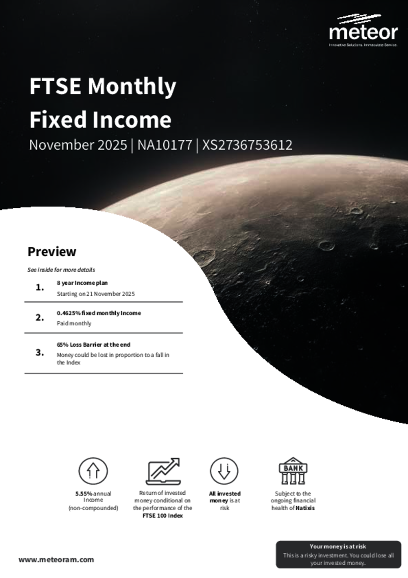 Meteor FTSE Monthly Fixed Income November 2025 - NA10177