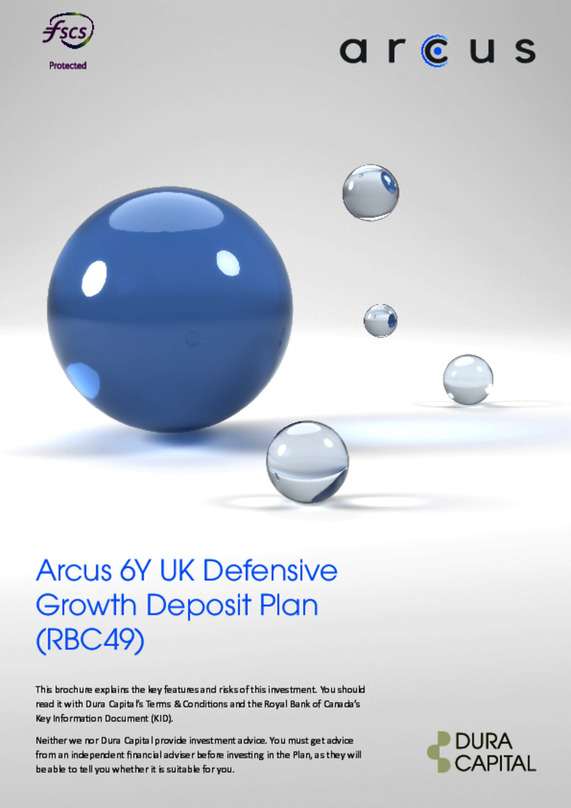 Arcus 6Y UK Defensive Growth Deposit Plan (RBC49)