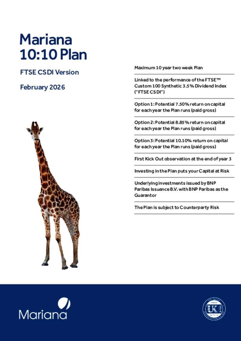 Mariana 10:10 Plan FTSE CSDI Version February 2026 (Option 1)  