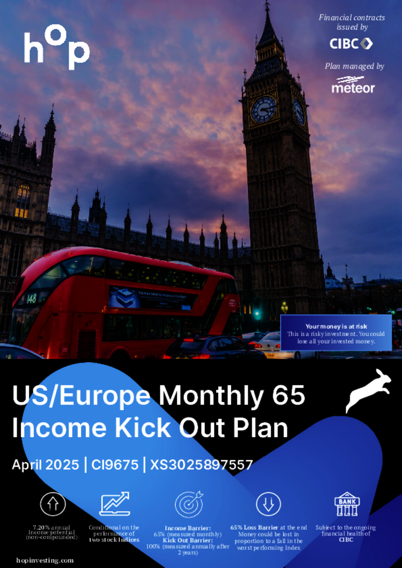 hop investing US/Europe Monthly 65 Income Kick Out Plan April 2025 - CI9675