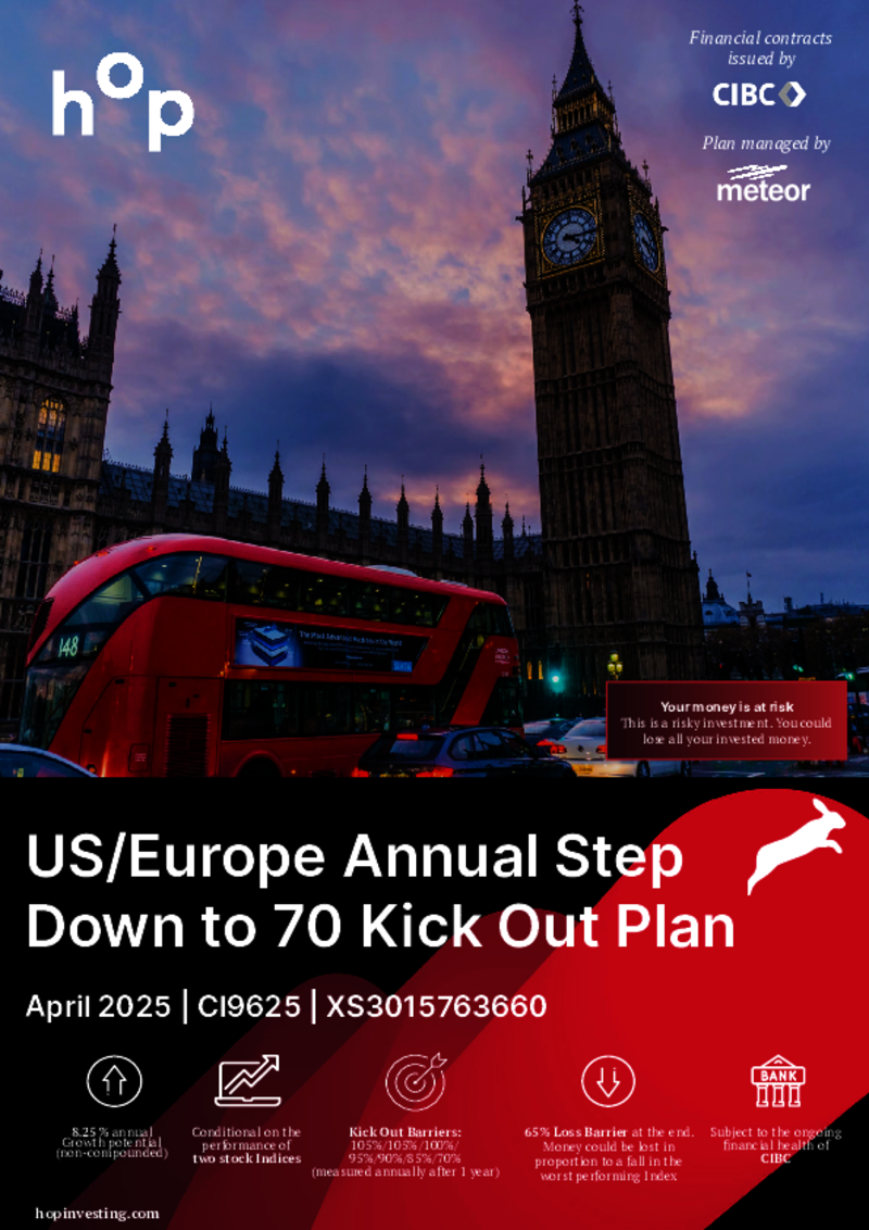 hop investing US/Europe Annual Step Down to 70 Kick Out Plan April 2025 - CI9625