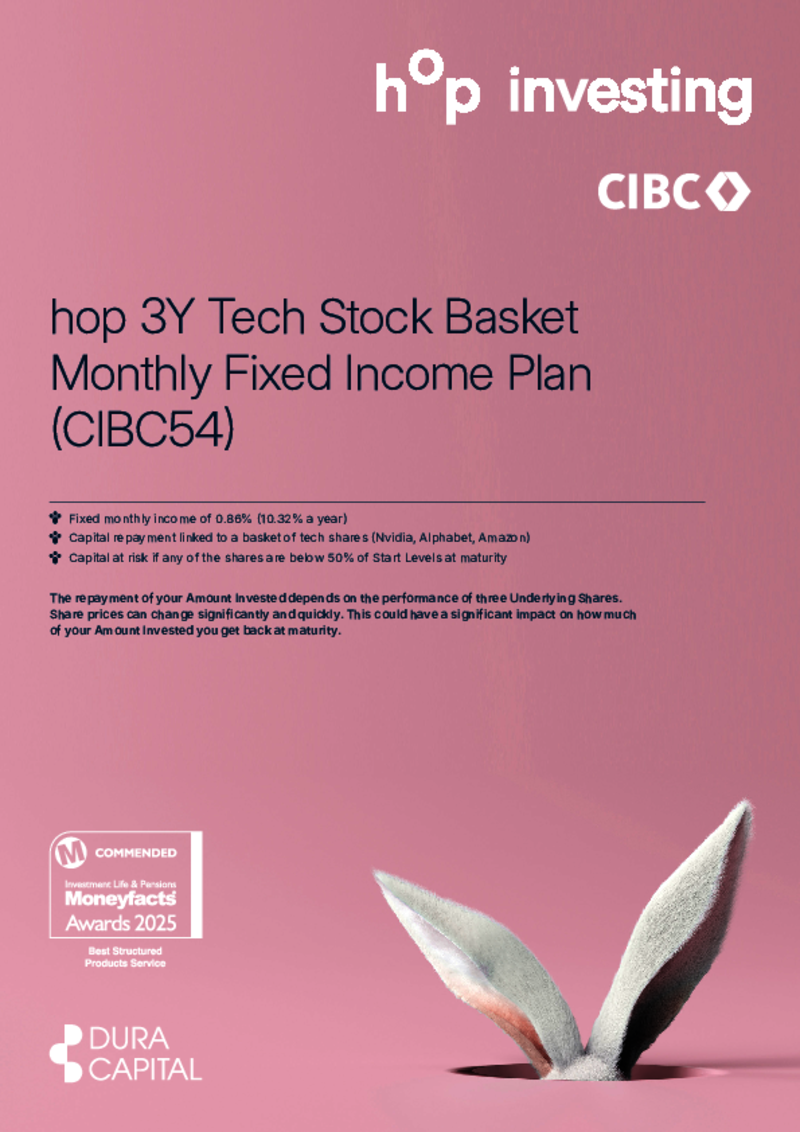 hop 3Y Tech Stock Basket Monthly Fixed Income Plan (CIBC54)
