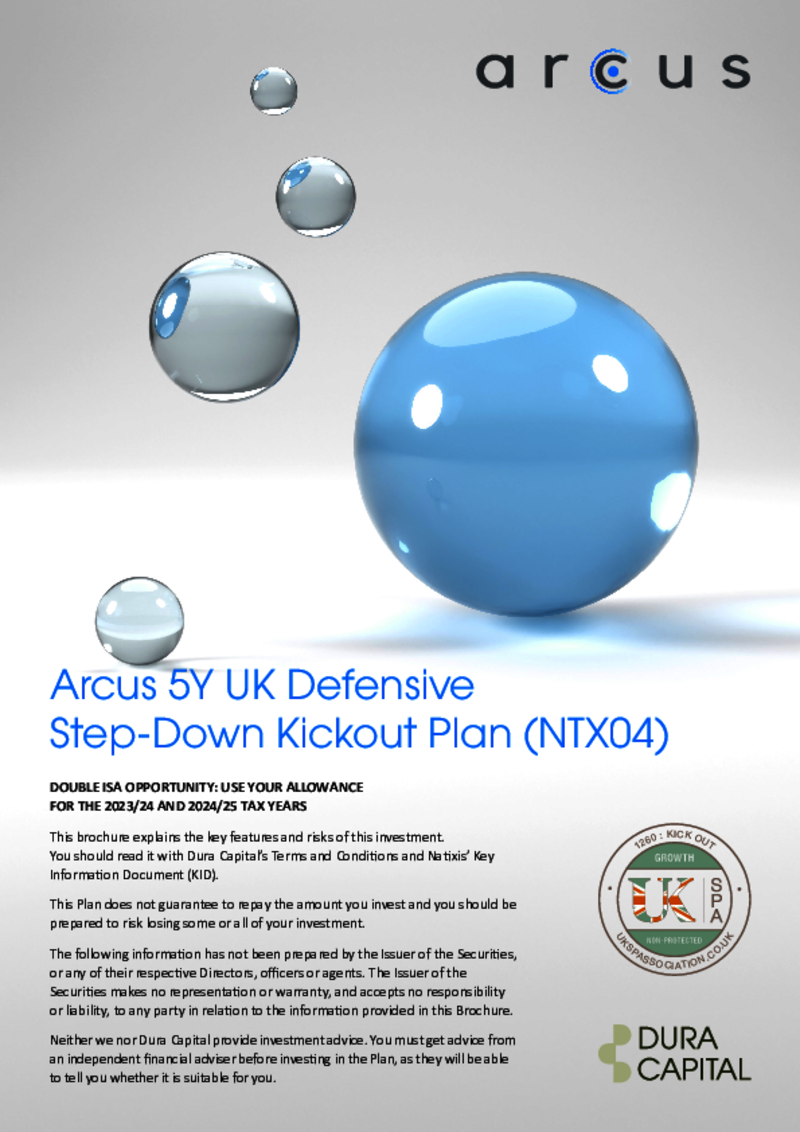 Arcus 5Y UK Defensive Step-Down Kickout Plan (NTX04)