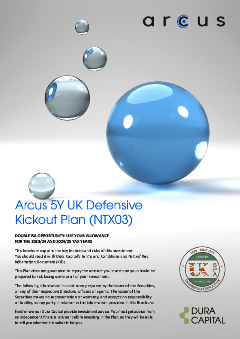 Arcus 5Y UK Defensive Kickout Plan (NTX03)