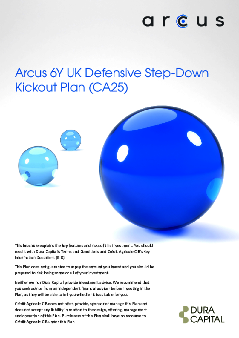 Arcus Partners (AR) Ltd Arcus 6Y UK Defensive StepDown KickOut Plan