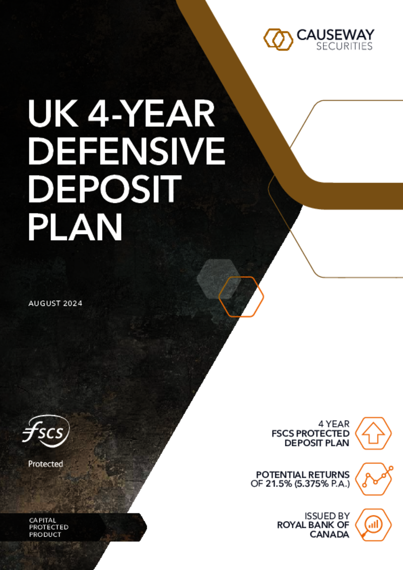Causeway Securities UK 4-Year Defensive Deposit Plan - August 2024
