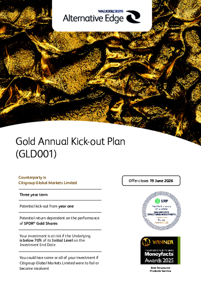 Walker Crips Gold Annual Kick-out Plan (GLD001)