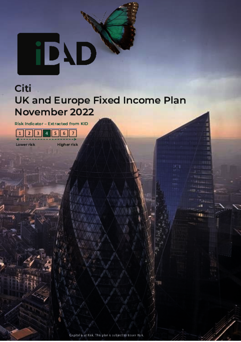 IDAD Citi UK and Europe Fixed Income Plan November 2022