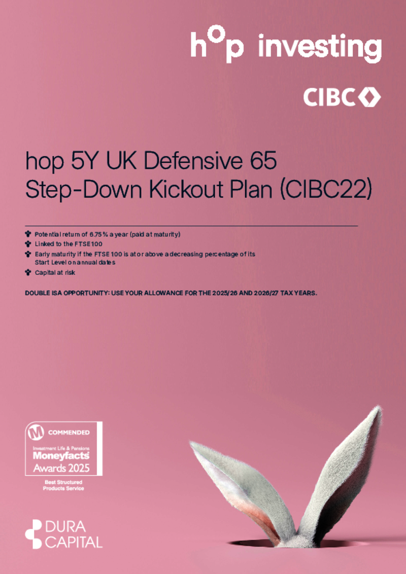 hop 5Y UK Defensive 65 Step-Down Kickout Plan (CIBC22)