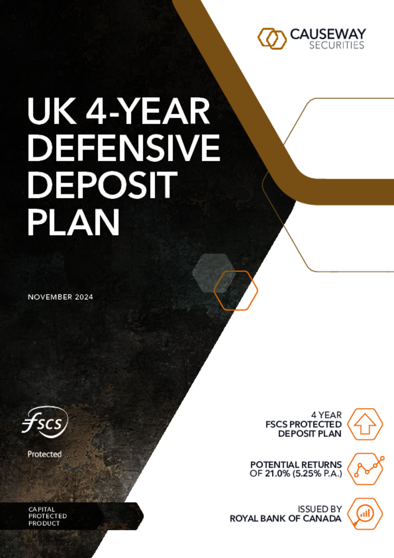 Causeway Securities UK 4-year Defensive Deposit Plan - November 2024