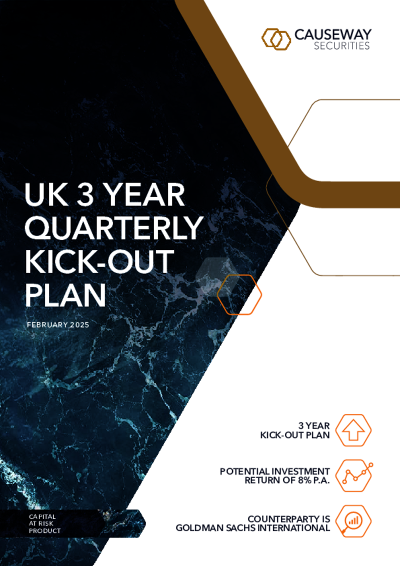 Causeway Securities UK 3 Year Quarterly Kick-Out Plan - February 2025