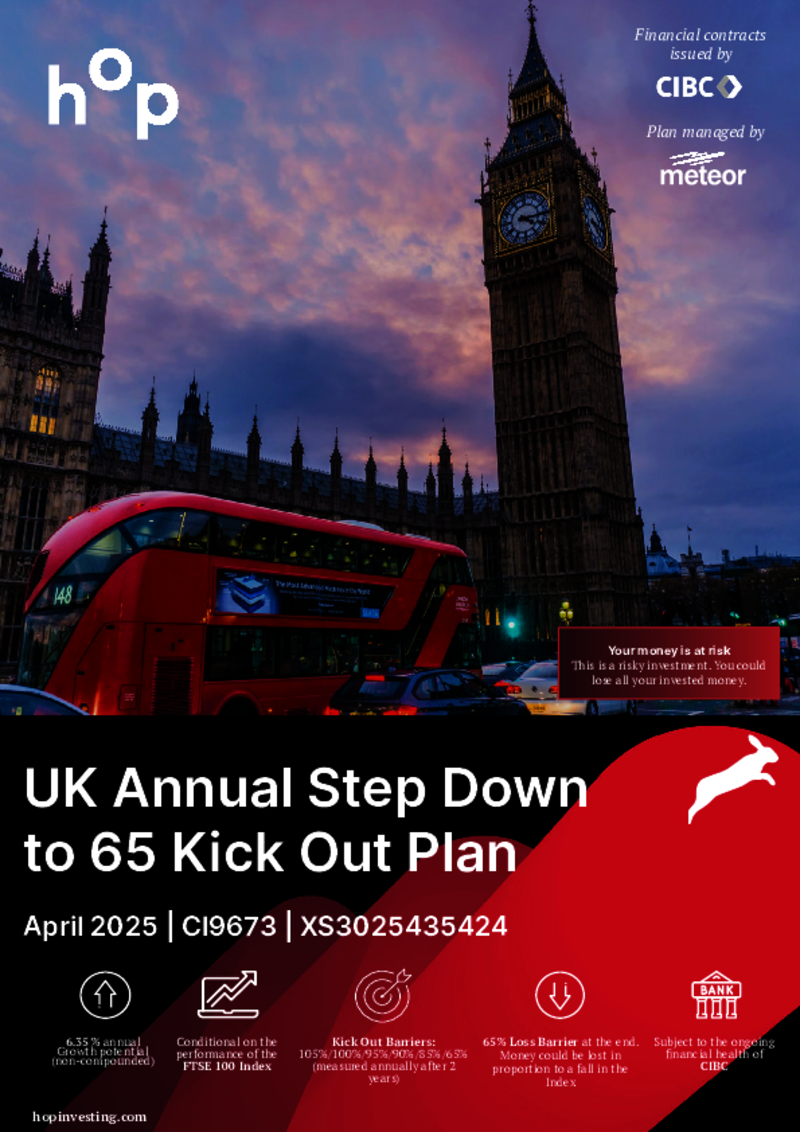 hop investing UK Annual Step Down to 65 Kick Out Plan April 2025 - CI9673