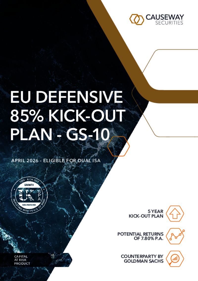Causeway Securities EU Defensive 85% Kick-Out Plan GS10 - April 2026