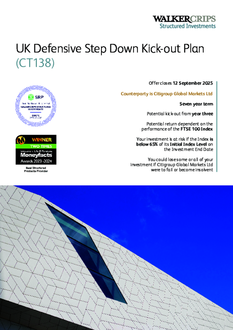 Walker Crips UK Defensive Step Down Kick-out Plan (CT138)