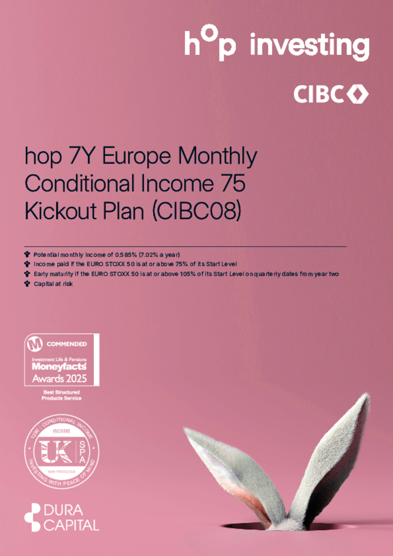hop 7Y Europe Monthly Conditional Income 75 Kick-out Plan (CIBC08)