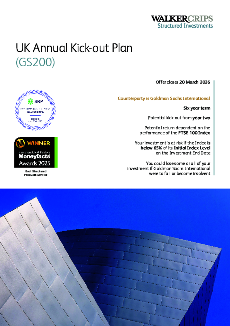 Walker Crips UK Annual Kick-out Plan (GS200)