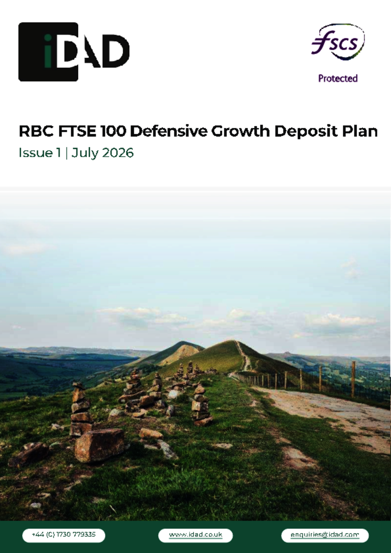 IDAD RBC FTSE 100 Defensive Growth 3-Year Deposit Plan Issue 1 - July 2026