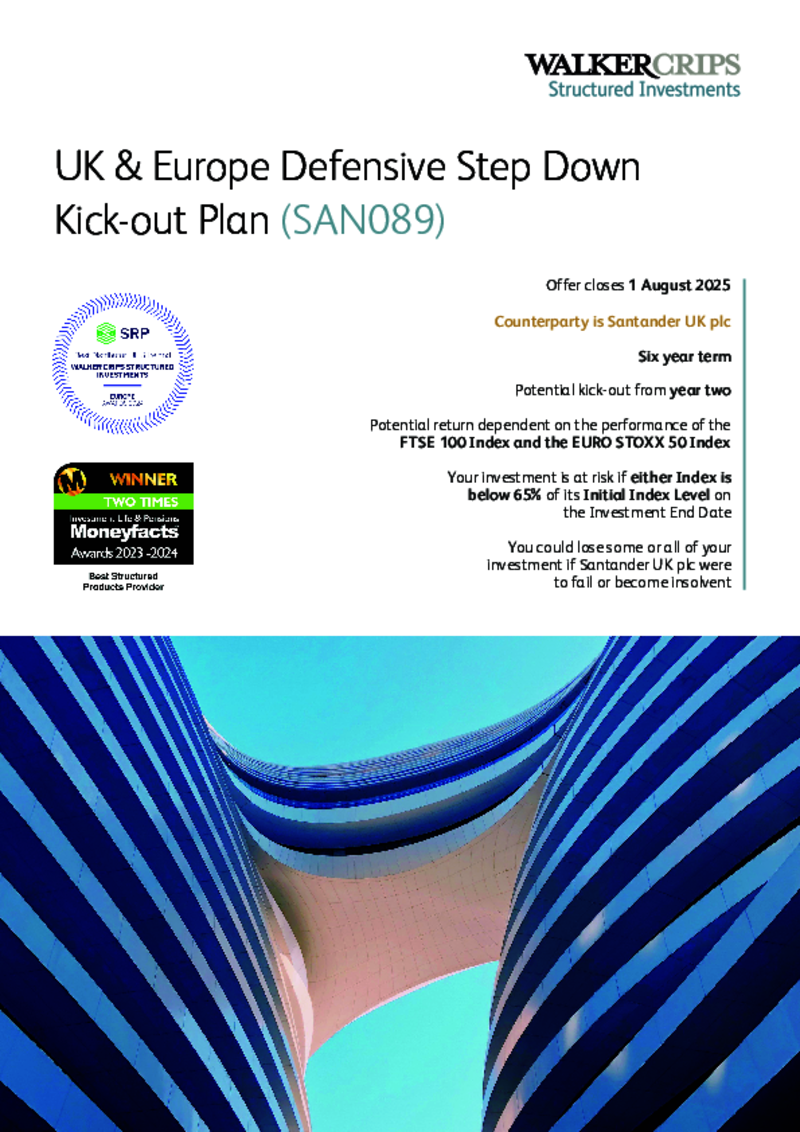 Walker Crips UK & Europe Defensive Step Down Kick-out Plan (SAN089)
