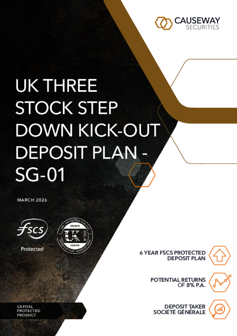 Causeway Securities UK Three Stock Step Down Kick Out Deposit Plan - March 26 (SG-01)