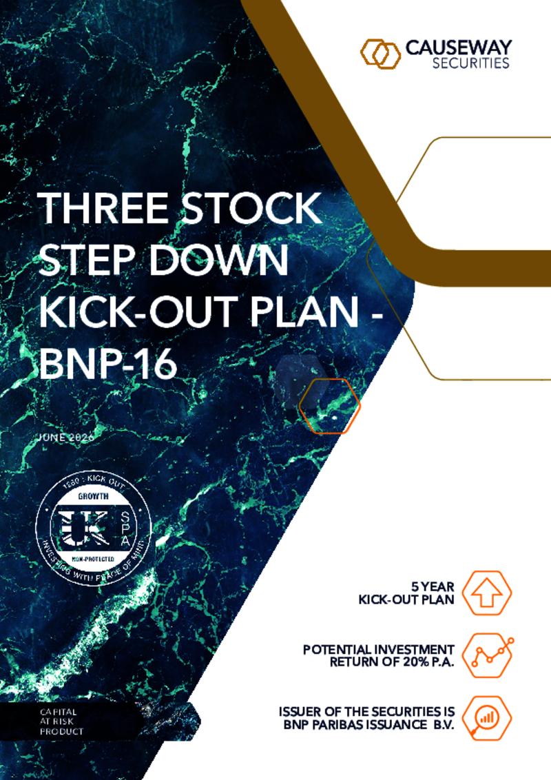 Causeway Securities Three Stock Step Down Kick-Out Plan - June 2026 (BNP-16)