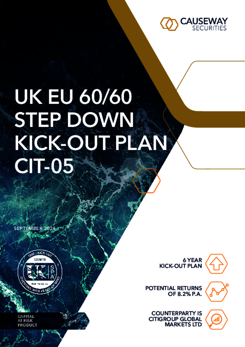Causeway Securities UK/EU 60/60 Step Down Kick Out Plan CIT-05 September 2026