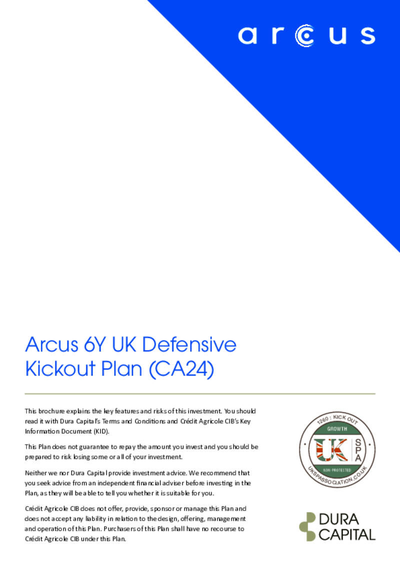 Arcus 6Y UK Defensive Kick-Out Plan (CA24)