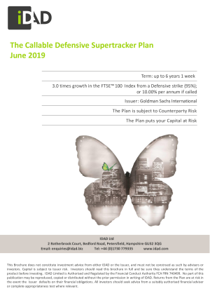 iDAD The Callable Defensive Supertracker Plan – June 2019
