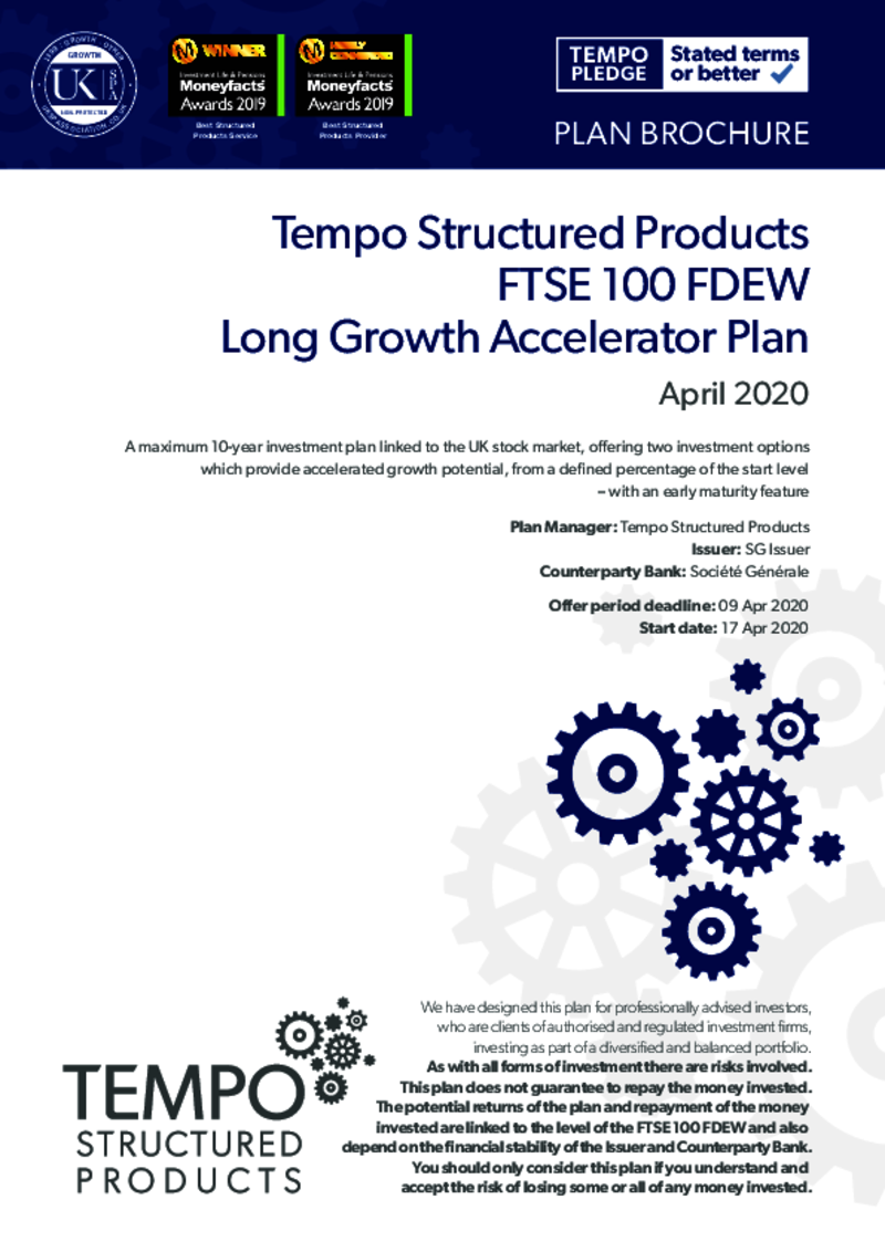 Long Growth Accelerator Plan April 2020 : Option 2