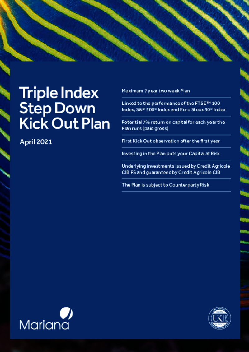 Mariana Triple Index Step Down Kick-Out Plan  - April 2021