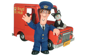 postman pat white baground