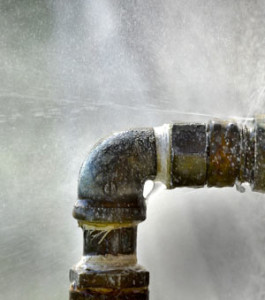 burst pipe home emergency